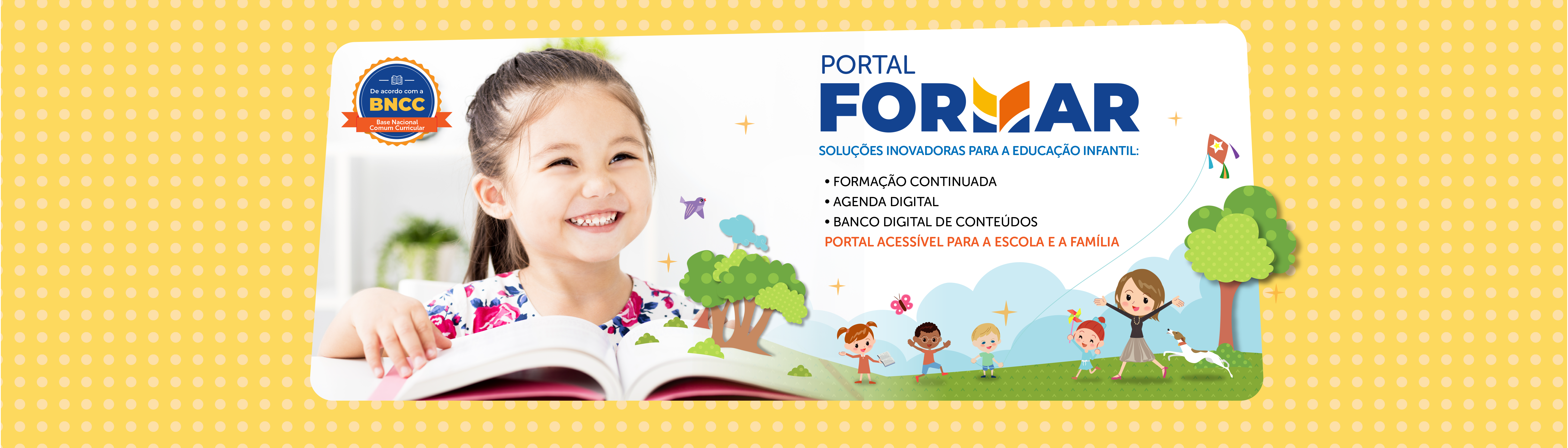 material didatico SEU - menina com livro aberto